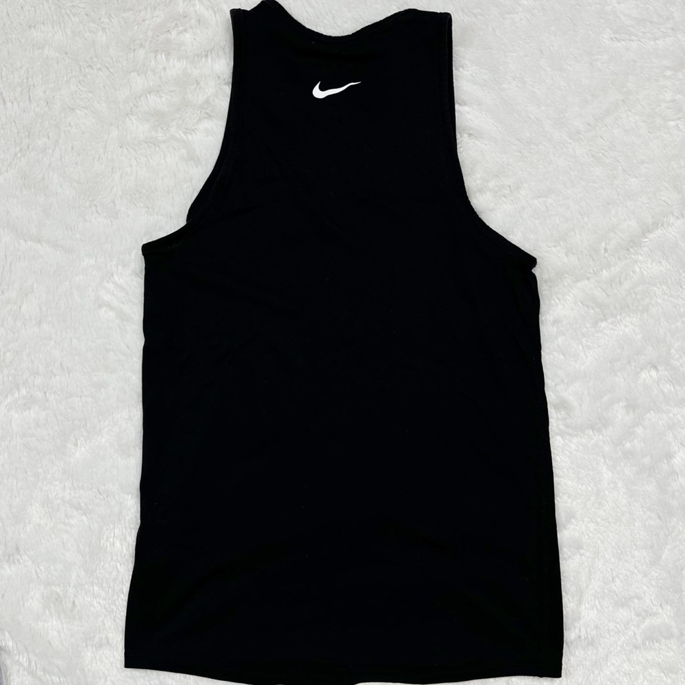 Nike Dri Fit Just Do It Black Sleeveless Tank Top Women’s Sz XS - Picture 2 of 8